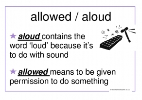 aloud allowed